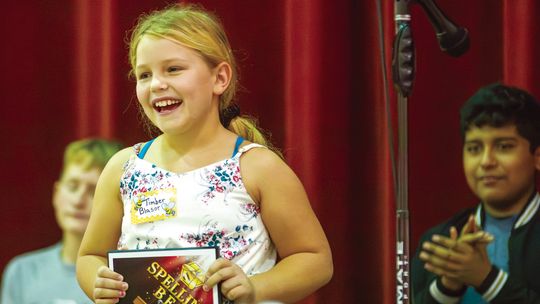 Blasor wins countywide spelling bee