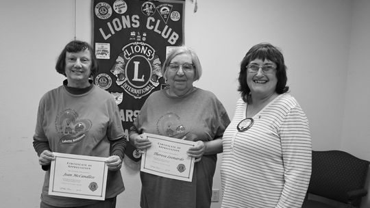 Lions Club Recognition