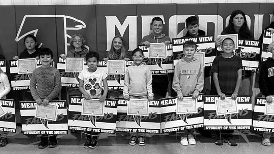 Meadow View’s January Students of the