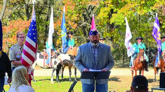 Purple Heart Trail at Big Hill Lake dedicated with ceremony