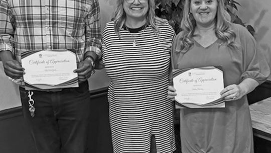 Reliford, Monroy discuss their education initiatives with group