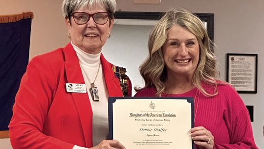 Shaffer recognized for her teaching of American history