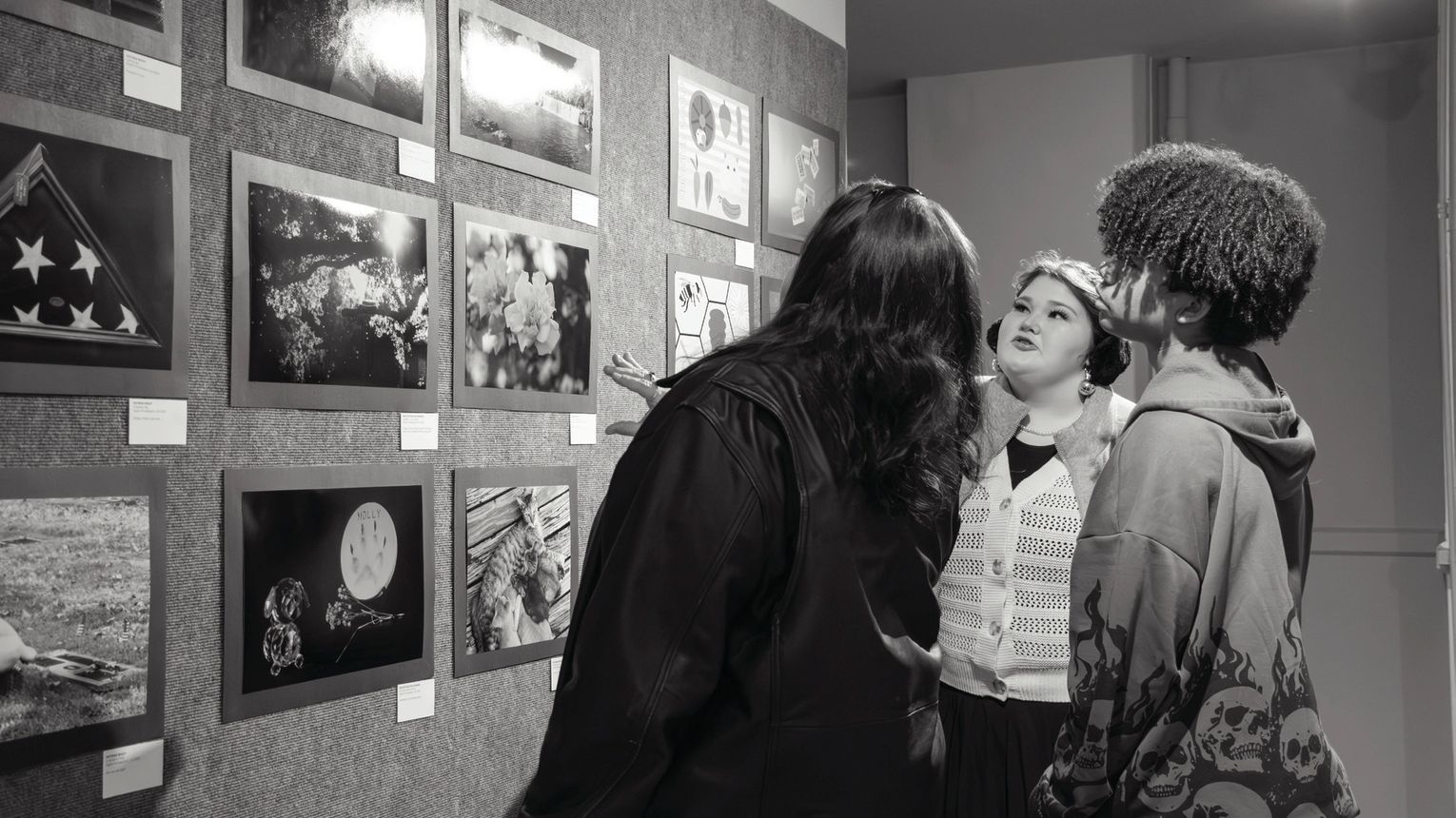 Student art displayed during semester showcase, Latzer award winner announced