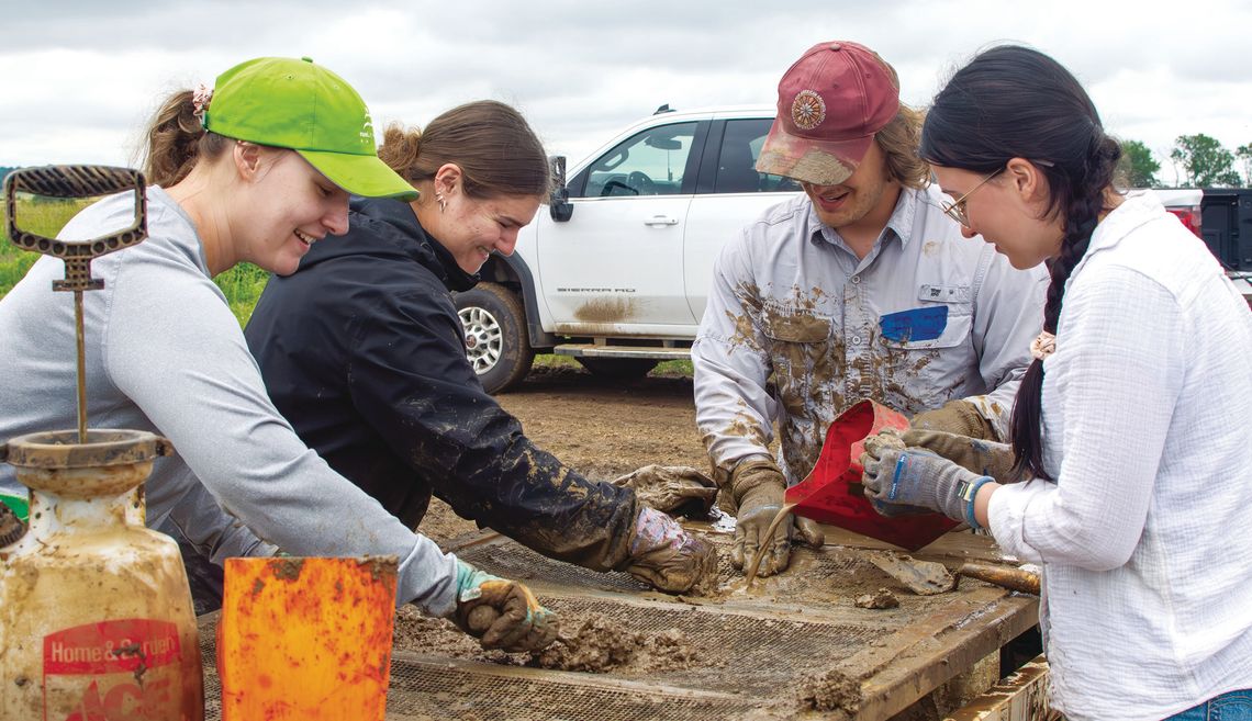 Excavation continues at Bender homestead
