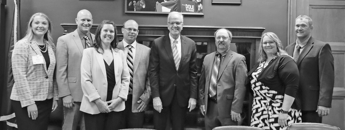 KANSAS SOYBEAN ASSOCIATION VISITS MORAN