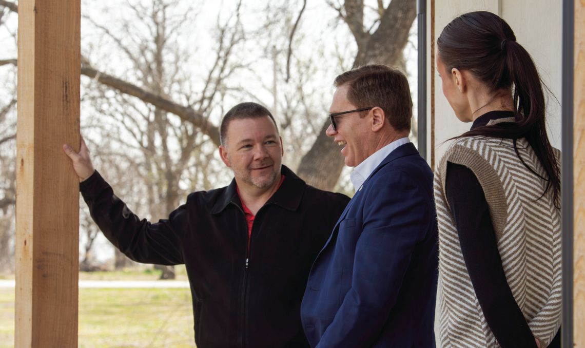 Lieutenant Governor visits student-built home in Bartlett Lieutenant Governor visits student-built home in Bartlett