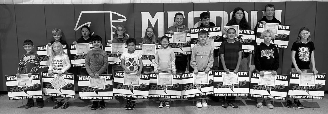 Meadow View’s January Students of the