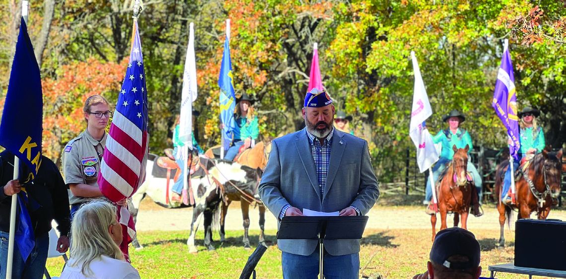 Purple Heart Trail at Big Hill Lake dedicated with ceremony