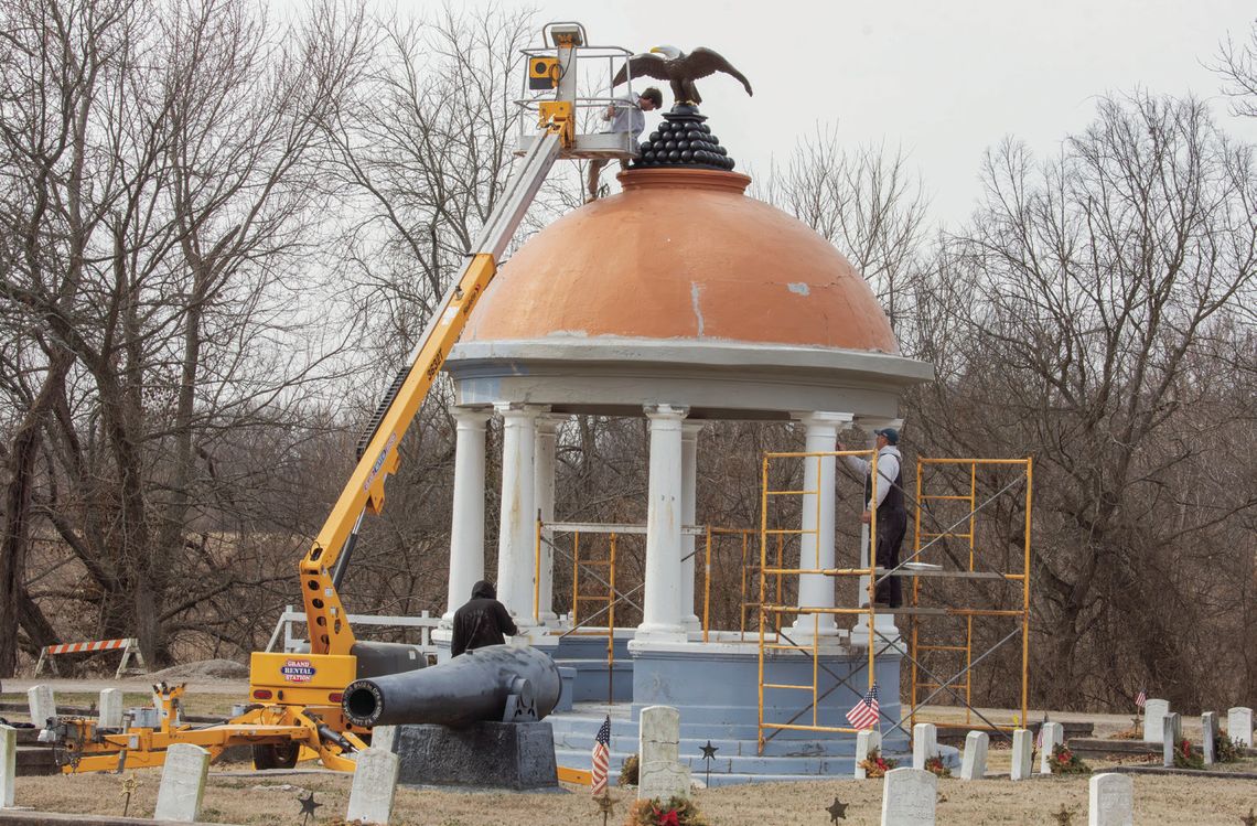 Restoration efforts continue at Historic Oakwood Cemetery
