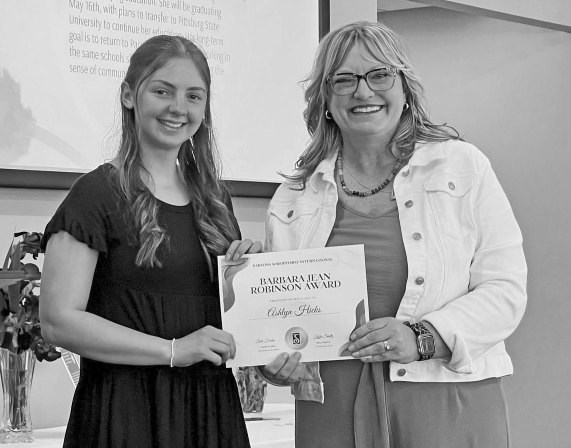 Soroptimists present awards to local women