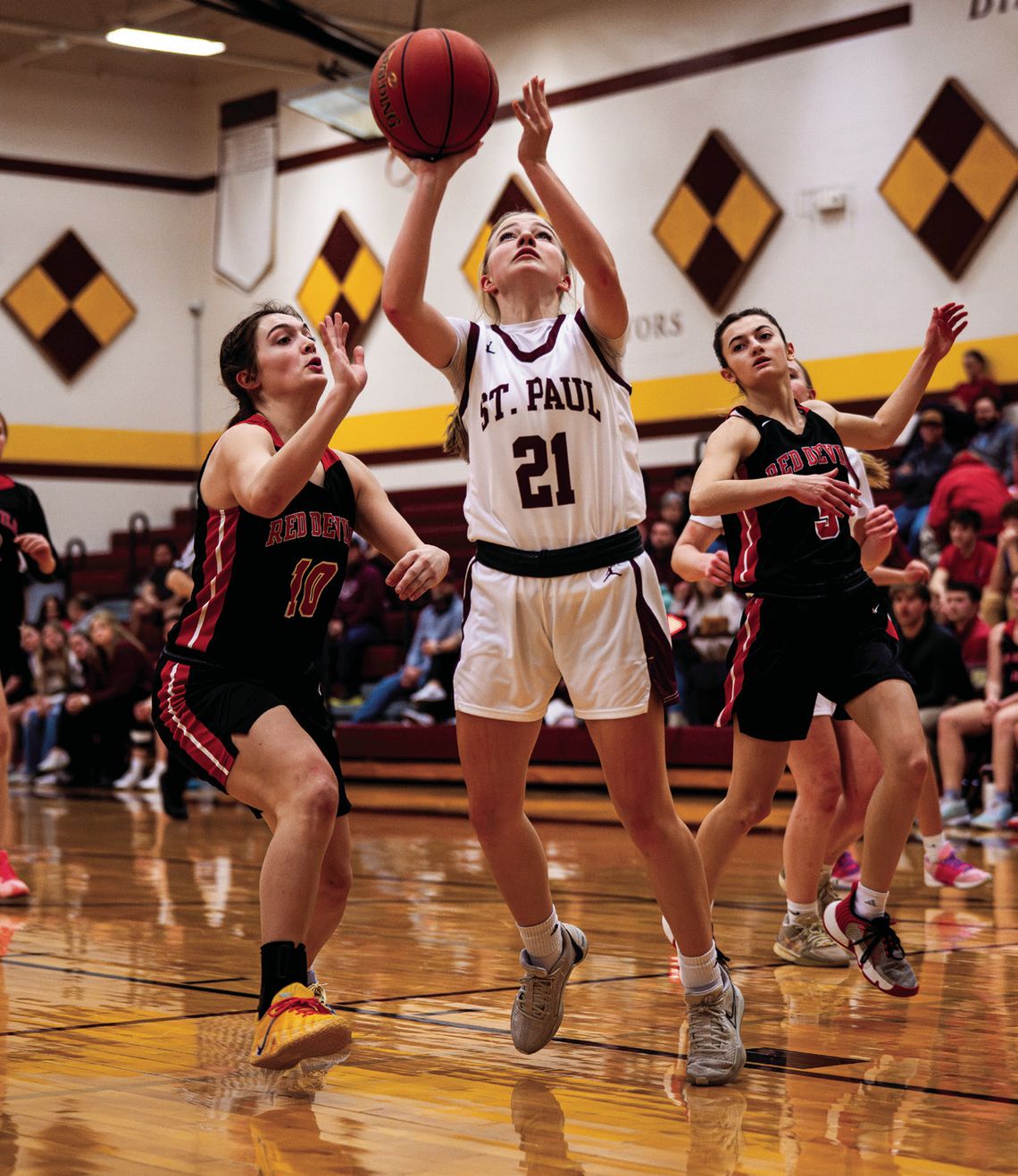 St. Paul girls win fifth in a row over Red Devils St. Paul girls win fifth in a row over Red Devils