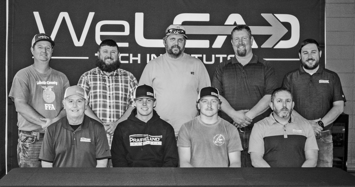 Two LCHS grads earn scholarships for John Deere Tech School