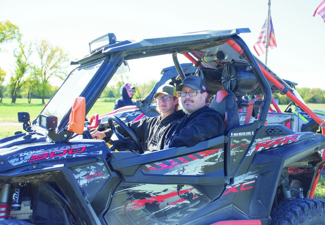 UTVs cruise the county during Chasing Daylight UTV Poker Run