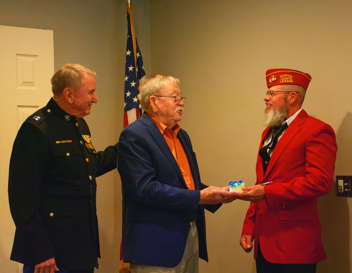 Vets celebrate 250 years of Marine Corps Vets celebrate 250 years of Marine Corps