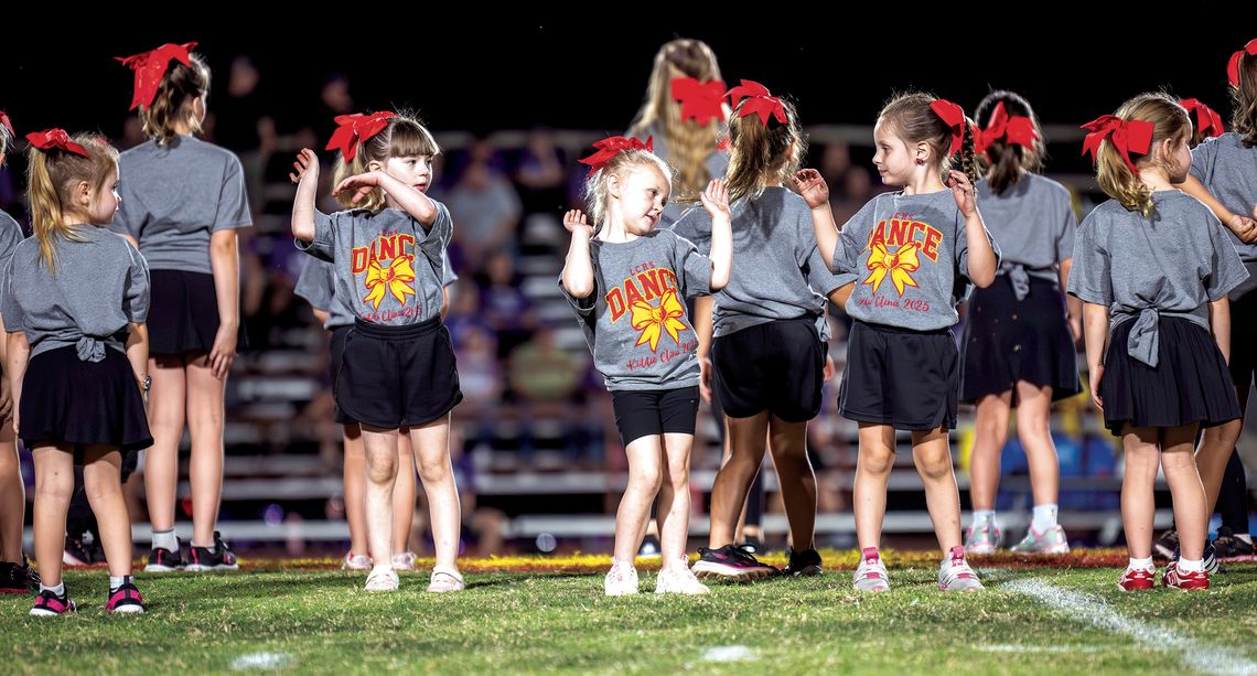 YOUNG CHEERLEADERS AT LCHS